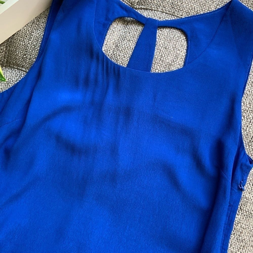 Skies Are Blue Cobalt Sleeveless Dress - Picture 4 of 7